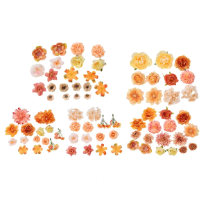 ดอกตูมดอกไม้ประดิษฐ์28/49ชิ้นดอกตูม4-10ซม. สำหรับการจัดดอกไม้งานแต่งงานอัลบั้มรูปการตกแต่งเค้ก
