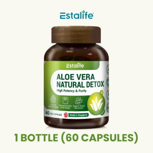 [NEW] Estalife Aloe Vera Natural Detox | Chia Seed | Constipation Lose Weight Slimming | 60 Capsules