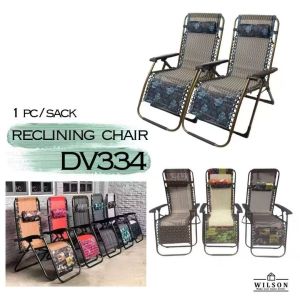 Foldable Zero Gravity Reclining/Folding Chair w/Adjustable Headrest RANDOM COLOR