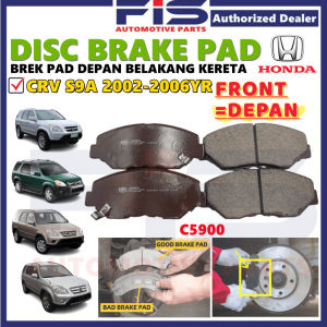 FIS Disc Brake Pad Front Honda CRV S9A 2002-2006YR Brek Pad Depan Kereta C5900