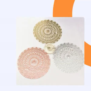 Deco Home Placemat All Silver Different Design Elegant Beautiful Design