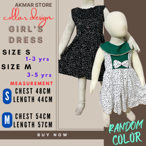 DRESS BUDAK PEREMPUAN KIDS GIRLS DRESS GOWN BUDAK DRESS KEMBANG BUDAK SIZE 2-5 TAHUN DRESS RANDOM BAJU BUDAK PEREMPUAN