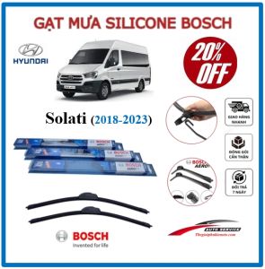 Gạt Mưa Xe HYUNDAI SOLATI Thương Hiệu BOSCH Lưỡi Silicone Cao Cấp Chính Hãng -GIÁ 1 ĐÔI