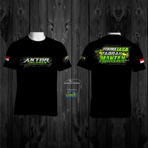 KAOS AKTOR MALAM VOL2 COTTON COMBED 24S (LEBIH TEBAL DARI 30S) ADEM NYAMAN DI PAKAI DAYA SERAP KERINGAT TINGGI