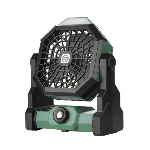 Niye Xách Tay Cắm Trại Fan 7800MAh Có Thể Sạc Lại Với Đèn Và Móc du lịch ngoài trời Lều Fan Cá Nhân Quạt USB để bàn Cho Bàn văn phòng nhà cửa