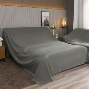 UDIEOA  Breathable Furniture Dust Cover Solid Color Washable Sofa Cover Household Soft Furniture Protective Cover Table