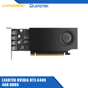 LEADTEK NVIDIA RTX A400 4GB DDR6  Professional Graphics Entry-level  GDDR6 4x Mini-DisplayPort 1.4a