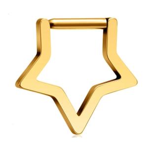 Elegant Gold or Silver Stars Nose Ring For Women Fashionable Sophisticated Design Perfect For Parties And Everyday Wear
