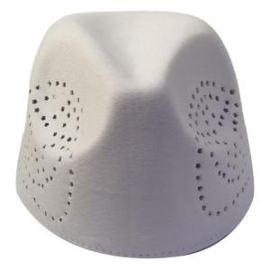 Men Islamic Prayer Hat Comfortable And Durability Hollowout Pattern Kufi Hat For Everyday Use Cultural Event Gathering