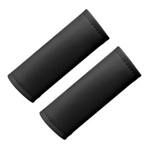 LZHDP MALL 2Pcs Soft Car Handle Cover PU Leather Non-slip Door Handle Protector Universal Wear-proof Pull Handle Gloves Car Interior Decoration