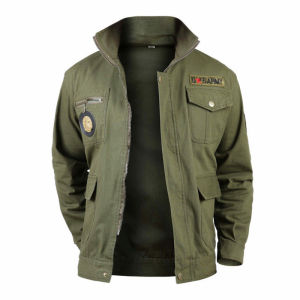 jacket for men jacket lelaki Electric welding long-sleeved blouse male cotton wear loose workers uniform labor protection coat