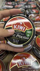 กีวี่ขัดรองเท้า กีวี่ขัดรองเท้าหนัง น้ำยาขัดรองเท้า (กีวี่ตลับ 1 ชิ้น 45 ml. สีดำ/สีน้ำตาล) ที่ขัดรองเท้าหนัง ขี้ผึ้งแท้ น้ํายาขัดรองเท้าหนัง น้ํายาขัดรองเท้า - Lazada