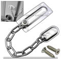 1PCS Door Chain Lock Anti-theft Door Lock Home Security Security Chain Guard w/ Screws Included. 