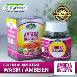 Herbal Ambeien AMBEXA Darusyifa Ekstrak Daun Ungu Obat Wasir Alami BPOM