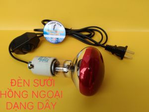 1 BỘ ĐÈN SƯỞI HỒNG NGOẠI 75W SƯỞI ẤM CHO CHIMVẸT MÈO CHÓ BỌ HAMSTER THỎ... (có điều chỉnh được nhiệt độ)