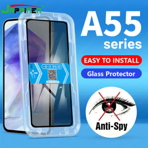 Easy Installation Privacy Tempered Glass for Samsung Galaxy A17 A07 A56 A36 A26 A55 A35 5G A25 A15 LTE A05 A05s A16 A06 4G A14 A24 A34 A54 A13 A23 A53 Full Anti Peeping Screen Protector Film