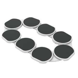 360° Rotating Dining Table Tray Portable Non-Slip Long Table Lazy Susan Dining Tray Turntable