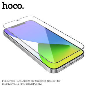 Kính cường lực iphone Cao Cấp Chính Hãng Hoco G5 G12 Full Màn Hình 6 6s 7 8 Plus X Xr Xs 11 12 13 14 15 16 E 17 Pro Max