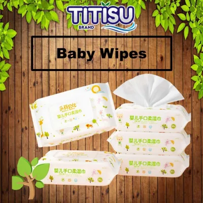 🧻[80 Pcs] Baby Wipes Zoo Sheets Bags With Cover Baby Hand Mouth Thickened Wet Wipes🧻[80 Helai] Lap Bayi 80 Helai Besar Penutup Tisu Basah Tangan Dan Mulut Bayi Yang Menebal🧻[80张]婴儿湿巾大包带盖宝宝手口加厚湿纸巾🧻