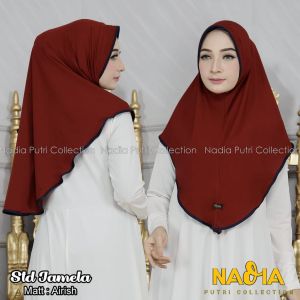 JILBAB JAMELA STD INSTAN l JILBAB INSTAN STD JAMELA