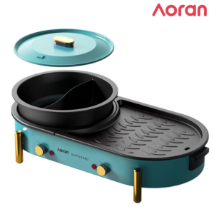 Bếp lẩu nướng đa năng 2 trong 1 cao cấp nhãn hiệu Aoran GP-004 công suất 2000W (Bảo hành 12 tháng)