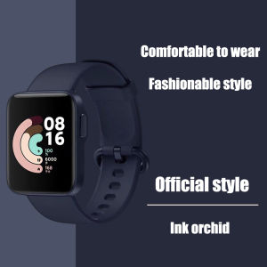 Sport Strap for Xiaomi Mi Watch Lite 1/2 Smart Watch Replacement Band Soft Silicone Watchband Women Men Waterproof Wristbands for Xiaomi Redmi Watch 1/2
