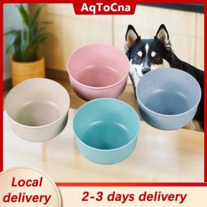 [COD] AqToCna Ship within 24 hours Solid Color Wheat Straw Bowl Fruit Vegetable Dessert Rice Bowl Lightweight Food Bowls Household Kitchen Dining Tableware