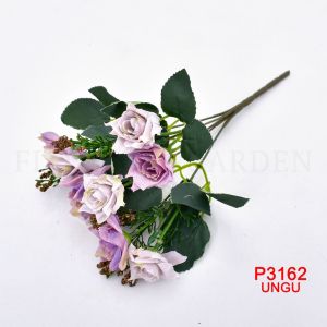 FA P3162 Bunga Mawar Buatan dengan Bahan Sutra untuk Hiasan Dekorasi Bunga Hias
