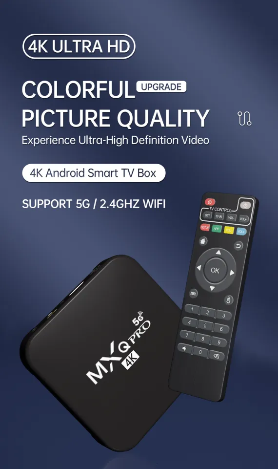 Mxq Pro 4k 5g Android Tv Box 4gb Ram Mxq 4k Ultra Hd Android Tv Box