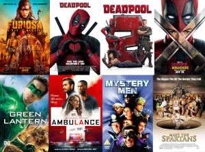 Flash Drive 64Gb Deadpool Trilogy_Furiosa a Mad Max Saga_Green lantern_Baby Driver 1080p และ 4K