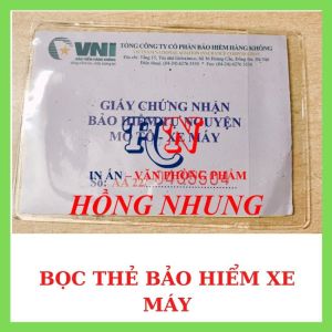 SÉT 5 Cái Bao Nhựa PVC Bọc Bảo Hiểm Xe Máy Nhựa PVC Màu Trắng Dẻo Bền Loại Có Nắp