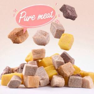 [ Ready Stock]Freeze Dried Duck Makanan Ringan Daging Kering Kucing/ Pet Freeze Dried Treats/Raw Meat Premium Cat/Dog food duck cube duck breast 鸭冻干、鸭小胸 鸭肉粒 宠物冻干 500g 100g