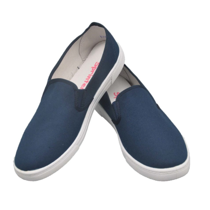 Womens navy deals canvas shoes