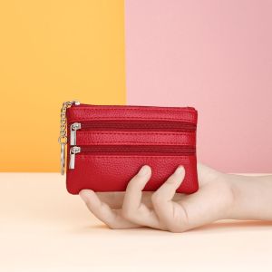 NATAL Classic Mini Multilayer Multifunctional Zipper For Girls Card Holder Small Purse Wallets Women Coin Purse Korean Money Bag