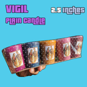 VIGIL CANDLES 5pcs/Pack 2.2/2.5 inches (We Shipped and Pack Daily) On Hand items
