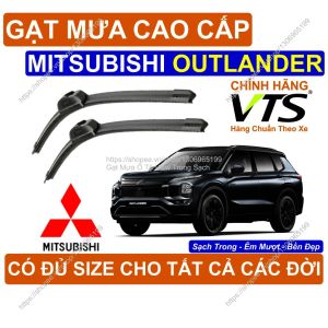 Gạt Mưa Kính Lái Cao Cấp Mitsubishi Outlander Cặp G.ạt Mưa Kính Lái Mitsubishi Outlander Có Đ.ủ Size Cho Outlander