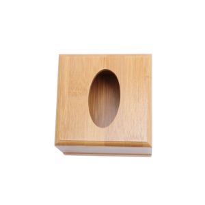 BEAUTYandLADIES Creative Home Table Decoration Bamboo Organizer Square Storage box Tissue Holder Tissue Rack Napkin holder