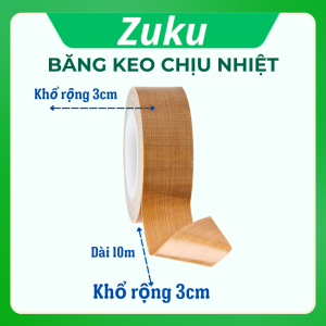 Băng keo chịu nhiệt dùng cho máy hút chân không máy hàn miệng túi