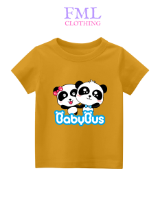 Kaos Anak-Anak Gambar Cute Babybus (usia 2-10 Tahun) Katun PE
