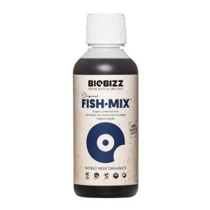 Biobizz Fish Mix 250ml (NPK Fertilizer 5-1-4 Soil Beneficial Organism Booster Vegetative Stage Booster Fully Organic Complete Plant Fertilizer Soil Fertility Improver Organic Nitrogen Fish Amino)