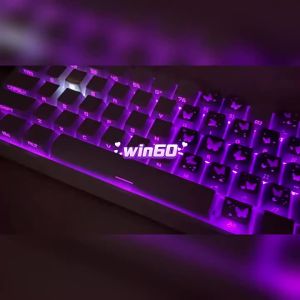 AULA WIN60 HE Magnetic Keyboard 21 Keys Butterfly Keycaps Wired Trigger 8K Return E-sports Gamer Customized RGB Gaming Keyboard