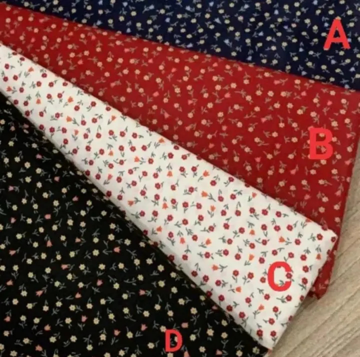 kain katun jepang tokai senco/kain katun motif/kain meteran/bahan