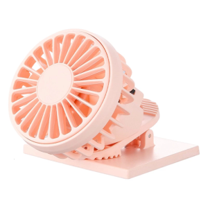 Portable USB Rechargeable Clip On Hat Fan 3 Speed Quiet Operation Cooling Fan For Home Office Outdoor Activity