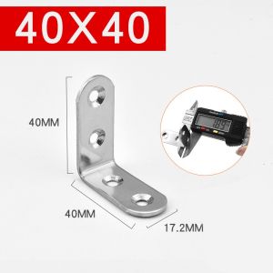 20pcs Siku L Stainless Steel/Plat Siku L /Bracket Siku Penyangga Rak/Siku Rak Verseng (Penyangga Kayu)