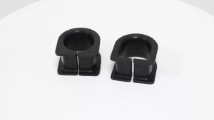 FUSCH New Black Steering Rack and Pinion Mount Bushing Kit Compatible with Suzuki XL-7 2.7L 2004 2005 2006, Suzuki Grand Vitara 2.5L 2004 2005,Replace # : 48525-54J00 48526-54J00