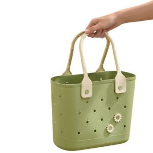 Sturdy Rubber Storage Bag Designs for Beach and Pool Trip Portable and Easy To Organization for Trendy Women Daily Use