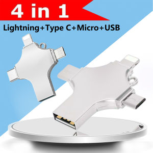1TB Mobile Phone Computer Multifunction USB Flash Drive 2-in-1 3 Interface Car Lightning OTG Jump Drive 3.0 USB Memory