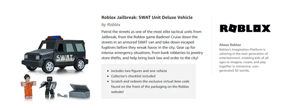 Roblox jailbreak swat unit sales vehicle