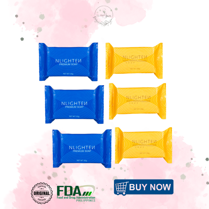 nlighten kojic papaya with glutathione NLIGHTEN KOJIC PAPAYA with GLUTATHIONE & NLIGHTEN PREMIUM SOAP. 3 BARS