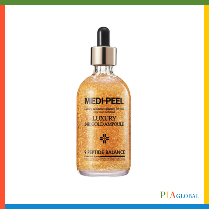 [Medi-Peel] Luxury 24K Gold Ampoule 100ml Whitening, Anti-wrinkle | Lazada